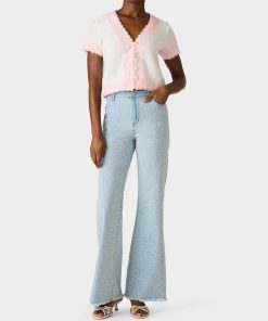 EMBROIDERED ESSENCE TOP WHITE