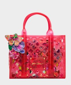 JAMMIN CLEAR SATCHEL PINK